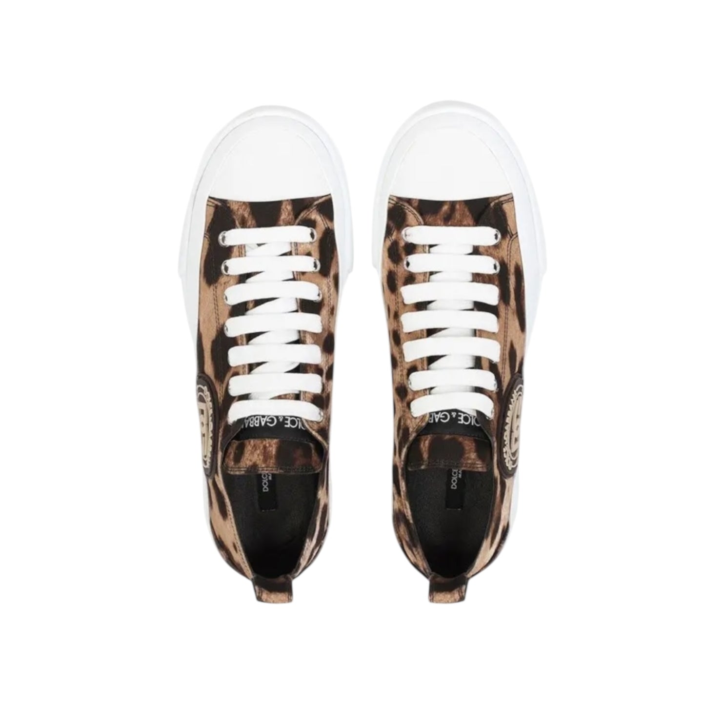 DOLCE & GABBANA
Leopard-Print Lace-Up Sneakers