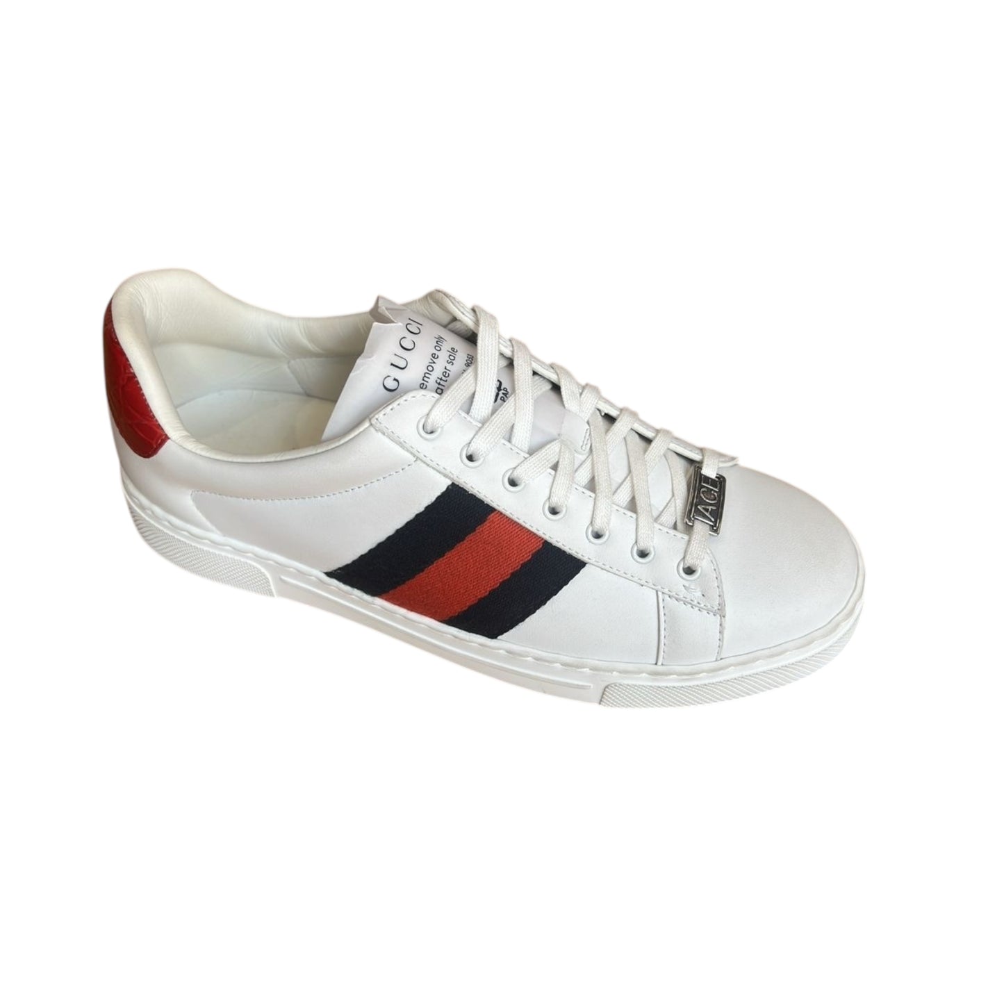 Baskets  Gucci pour homme en blanc/rouge/vert
