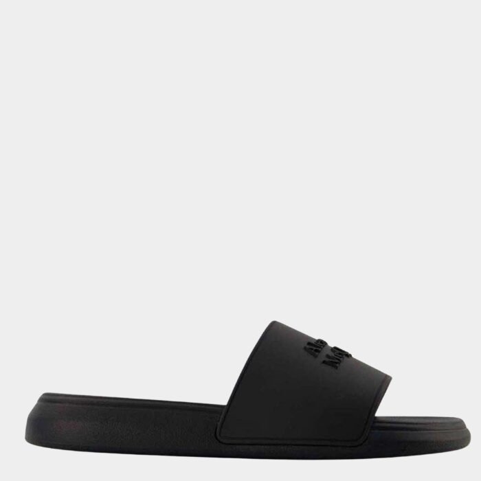Claquettes Alexander McQueen - Style Minimaliste et Confort Luxe – Image 1