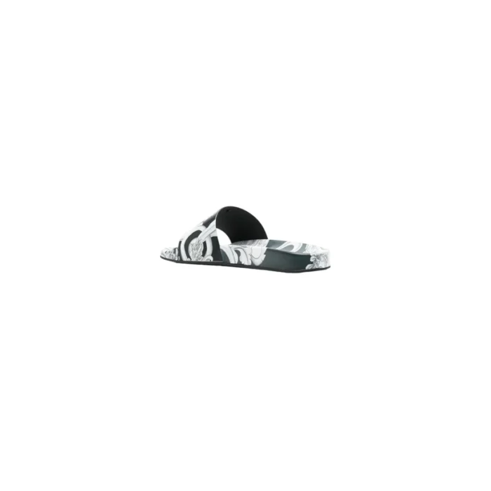 Claquettes pour hommes noir/blanc Versace – Style Iconique – Image 3