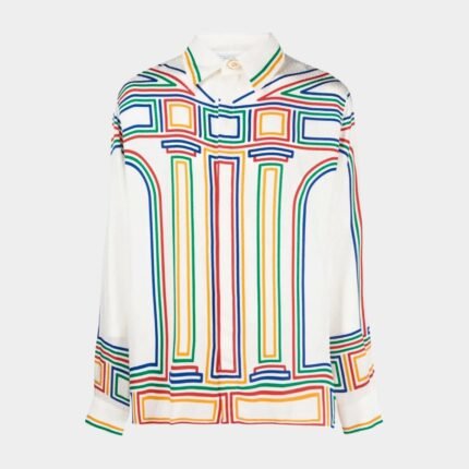 Casablanca Chemise le Temple du Sport en Soie pour Homme de Coloris...