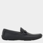 Mocassins en cuir noir Ferragamo – Sobriété Élégante