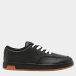 Kenzo Baskets En Cuir Noir