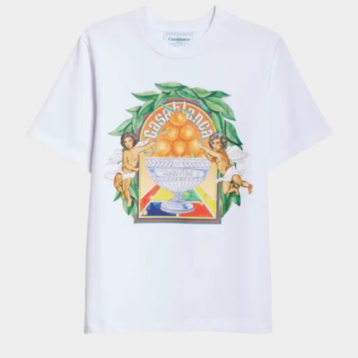 CASABLANCAT-Shirt - Orange – Image 1