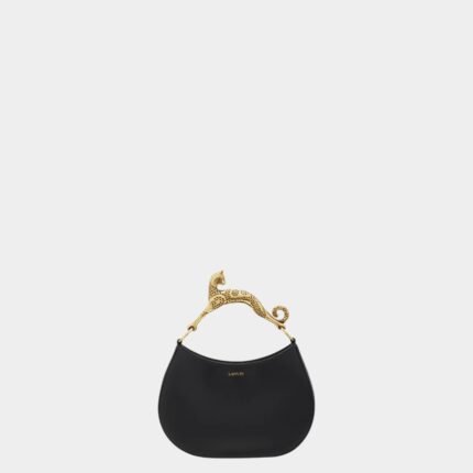 Lanvain Sac Hobo Cat en Cuir - Vue detail