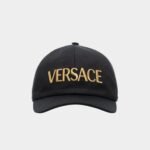 Versace Casquette en drill coton brodé Allure Intemporelle