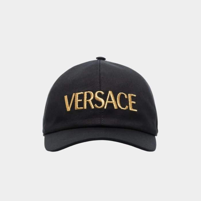 Versace Casquette en drill coton brodé Allure Intemporelle – Image 1