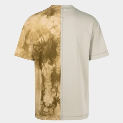 Tee shirt Palm Angels beige imprimé militaire coupe régulière col rond