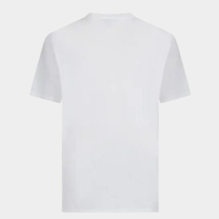 Tee shirt Balmain homme blanc coton biologique certifié fabrication Portugal