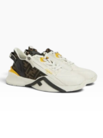 Baskets Fendi Flow Homme - Cuir Blanc Premium