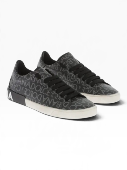 Sneakers Dolce & Gabbana Homme Gris - Cuir Italien