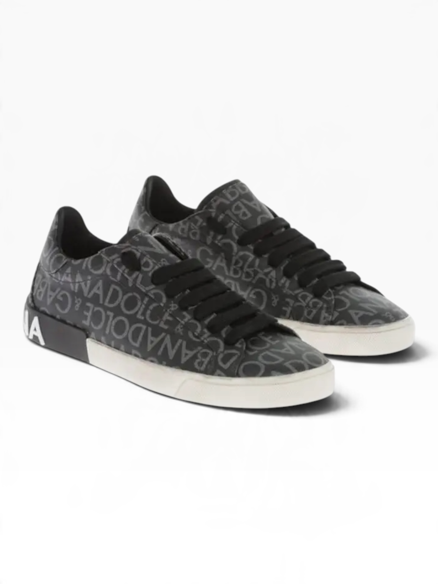 img_0874-photoroom Sneakers Dolce & Gabbana Homme Gris - Cuir Italien – Image 1