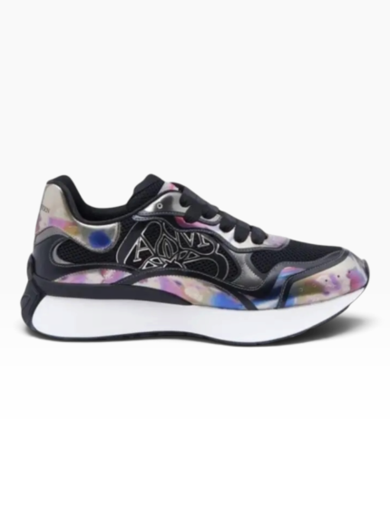 Baskets Alexander Mcqueen Noires À Détails Paillettes