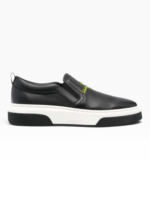 Baskets Ferragamo Cuir Noir - Modèle Cassina Homme