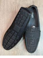 Mocassins Fendi Homme Noir - Design Jacquard Logo – Image 5