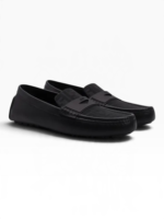 Mocassins Fendi Homme Noir - Design Jacquard Logo
