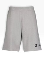 Givenchy Short Polaire Gris Simplicité Raffinée