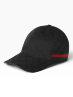 Casquette Gucci Gg Supreme Bandes Web Noire Homme – Image 2