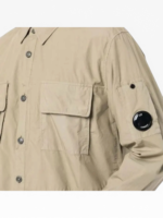 Chemise Homme Cp Company Beige Coton - Détails Lentille – Image 2