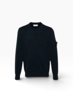 Pull Stone Island Homme Coton Bleu Marine