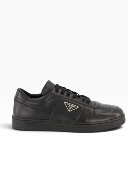 Baskets Prada Downtown Cuir Noir Homme 2025