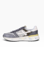 Baskets Premiata Outlyx Empiècements Daim Homme - Gris