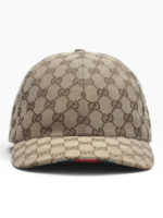 Casquette Gucci Baseball Tissu Gg Beige Homme