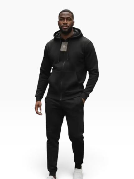 Ensemble Paul and Shark Homme Noir - Survêtement Coton