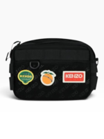 Kenzo Sacoche Noire avec Logo - Sac Bandoulière Homme