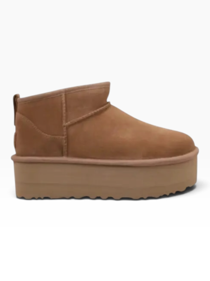 UGG Classic Ultra Mini Bottines Marron Chestnut