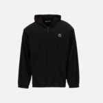 Coupe-vent Palm Angels noir homme avec logo palmier et capuche