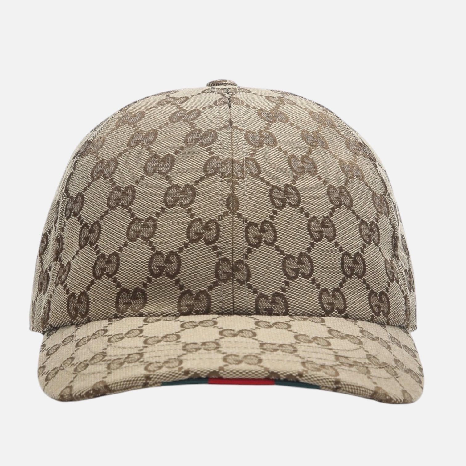 img_7061 GUCCI Casquette de baseball en tissu GG beige – Image 1
