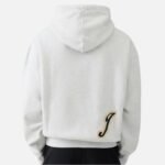 Pull homme Jacquemus gris ajustement régulier fabriqué Portugal