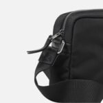 Kenzo sacoche homme nylon noir logo brodé fermeture éclair