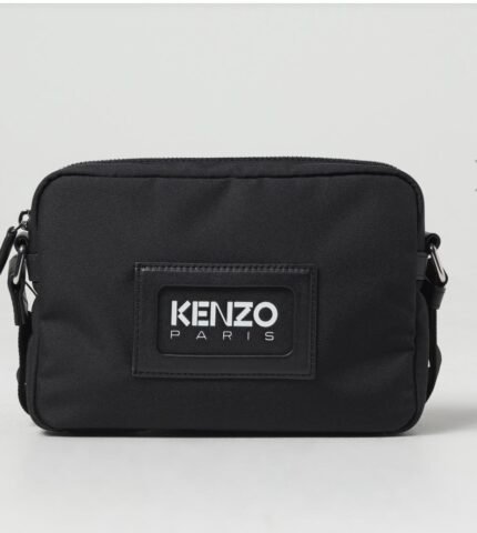 Sacoche homme Kenzo bandoulière urbaine logo contrasté style street