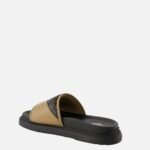 Claquettes Fendi bout rond semelle antidérapante - profil latéral