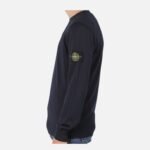 Stone Island pull homme marine étiquette authentique manche gauche