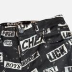 Jean Moschino homme noir coupe slim 5 poches Made in Italy coton premium - Outlyx