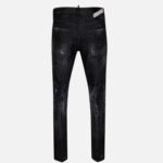 Jean homme DSQUARED2 noir style rock-chic fabrication italienne