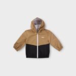 Boss COUPE-VENT À CAPUCHE POUR ENFANTS EN TISSU IMPERMÉABLE AVEC LOGO IMPRIMÉ